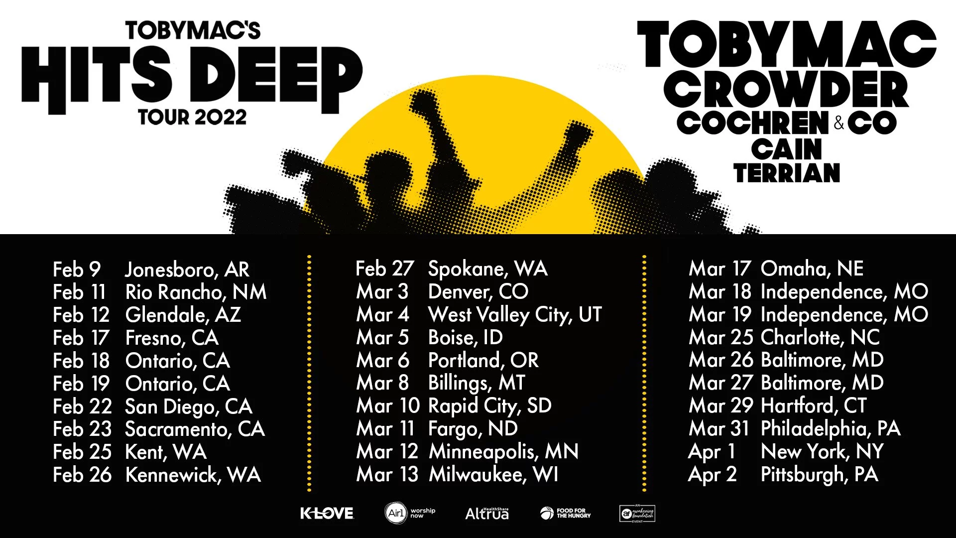 TobyMac Set to Kick Off 2022 'Hits Deep Tour' with Crowder & More CCM