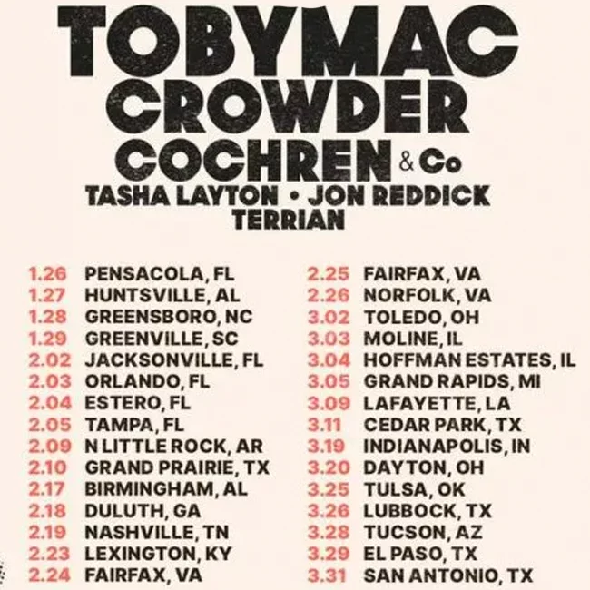 Tobymac Hits Deep Tour 2024 Song List Joane Lyndsay